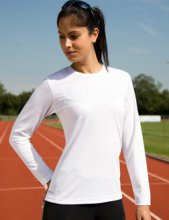 Dāmu sporta krekls ar garām piedurknēm (ātri žūstošs)