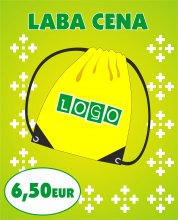 LABA CENA Sporta maisiņš ar apdruku